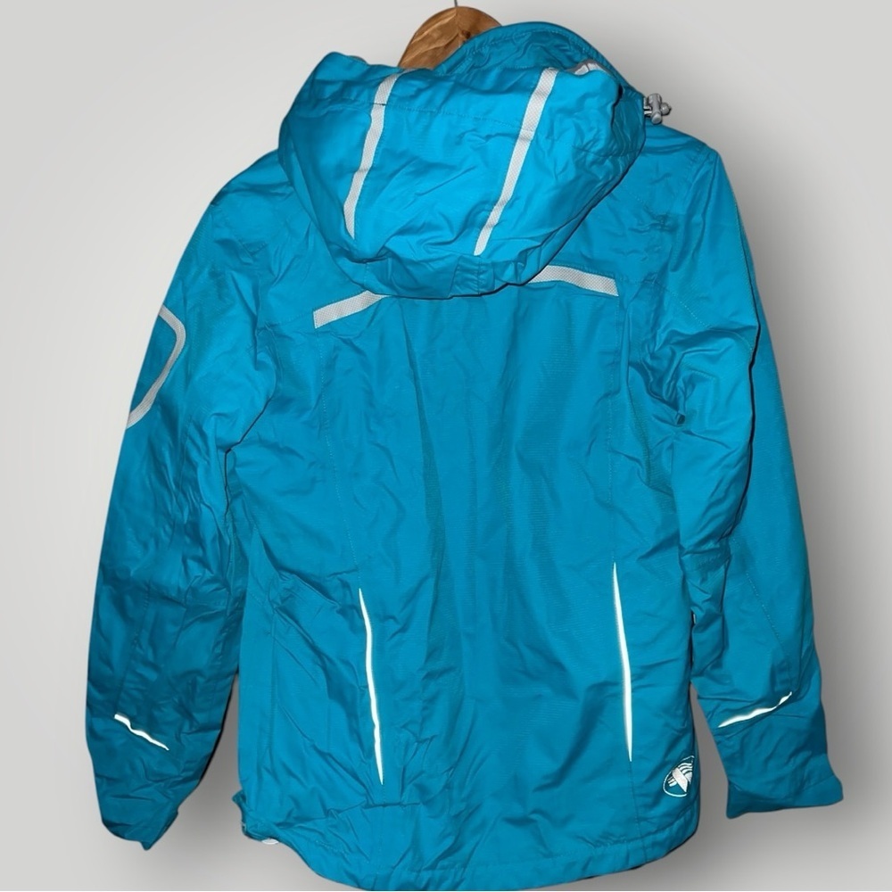 Wetskins Teal Waterproof Jacket – Lightweight, Hooded & Rain-Ready | Ladies S - Picture 2 of 3